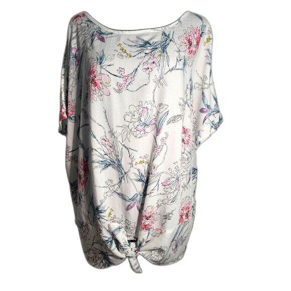 Buffalo David Bitton Beautiful Floral Blouse Top 100% Viscose sz XL - Picture 2 of 9